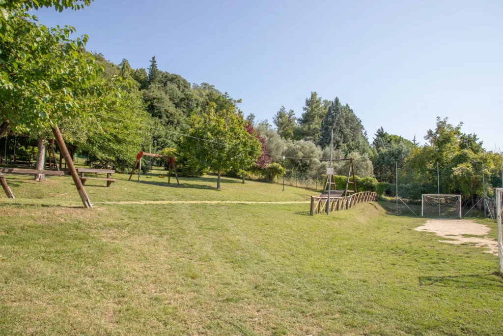 Parco delle Fonti, Corinaldo Bandiera Arancione Touring Club, Marche — estate