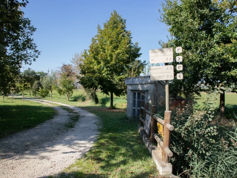Percorsi ciclopedonali, Corinaldo Bandiera Arancione Touring Club, Marche — autunno