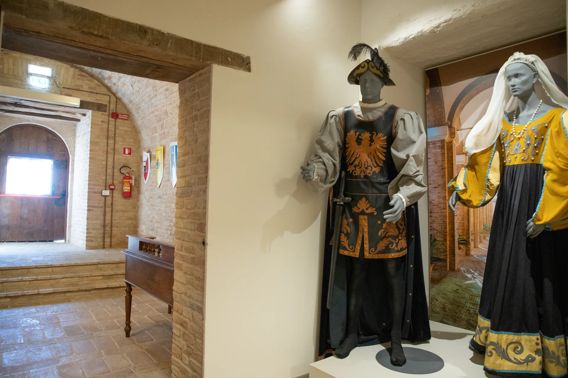 Sala del Costume, patrimonio di Corinaldo tra i Borghi più Belli d'Italia, Marche
